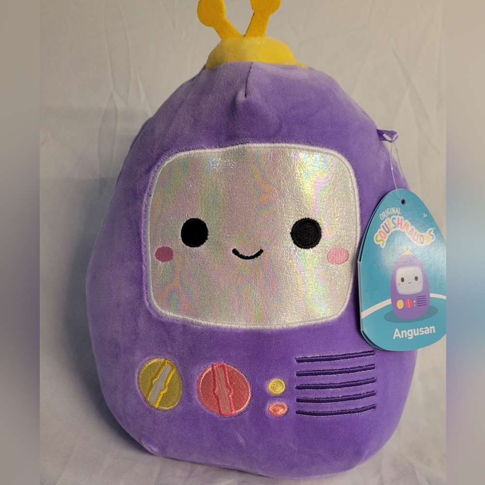 NWT 8" HTF Angusan the Retro TV Squishmallow Kellytoy Plush